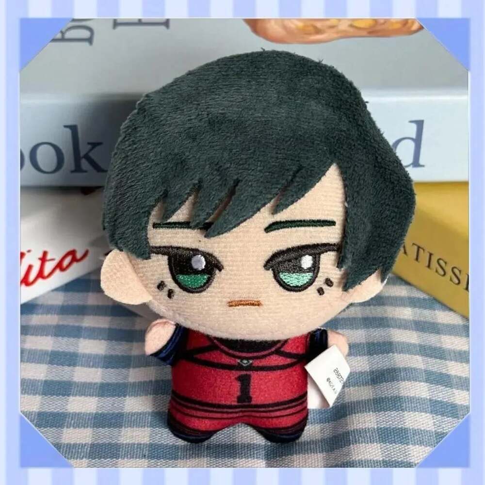 Blue Lock 10Cm Striker Plush Keychain, Japanese Anime Backpack Charm, Soccer Dol